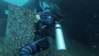 Scuba Diving in Shipwreck I in Ko Racha Yai Phuket Thailand