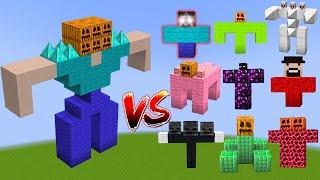 MUTANT STEVE vs All Minecraft Bosses - Minecraft Mob Battle