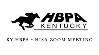 KY HBPA - HISA Zoom Meeting