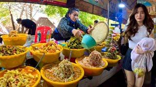 Cambodia Food Vlog - Countryside Market, Grilled Fish, Frogs, Snail, Fruits, Khmer Food & More