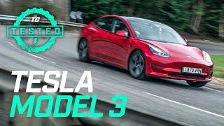 Tesla Model 3 2021 Review: 0-60mph, ride, handling, user guide & Tesla Autopilot | Top Gear Tested