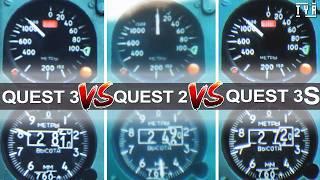 THROUGH THE LENSES - QUEST 3S (SS) vs Quest 2 vs Quest 3 - PCVR