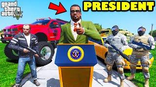 President Franklin Save Los Santos From Biggest Nuclear Attack In GTA 5 | SHINCHAN and CHOP