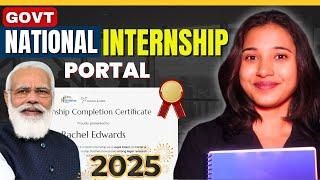 AICTE Internship 2025 || How to Apply on National Internship Portal 2025