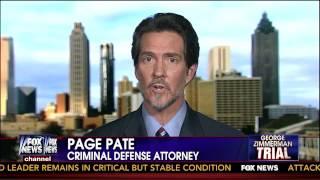 Page Pate on FOX News with Judge Jeanine Pirro (7-13-13)