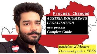 Austria Document Legalisation & Study Preparation Guide 2025 | Complete Steps for Study in Austria