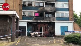 Residents from 16-storey tower block evacuated after fire in Garston