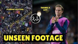 HEARTFELT MOMENT Frenkie de Jong Receives Standing Ovation from Barcelona Fans