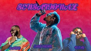 Chris Brown - Sensational (Lyrics Video) ft. Davido, Lojay