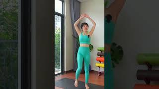 Bài tập Giảm Mỡ Bụng đứng tại nhà | Hoàng Uyên Yoga