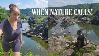 Best hiking trail in DC | Great Falls & Potomac River | MD #travel #placestovisit #hiking