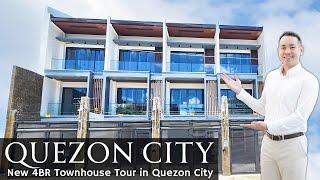 House Tour QC99 • Fully-Furnished Home in the Heart of Quezon City! • 4BR NEW Townhouse for Sale