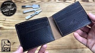 Making a leather Bi-fold Compact by #wildleathercraft