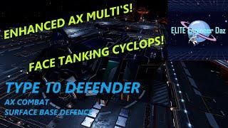 Type 10 Defender - Surface Base Defence - AX Build - Elite Dangerous