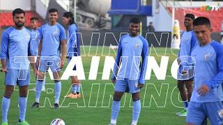 Indian Football Team Training | Sunil Chhetri in Action | India vs Maldives International Friendlies