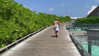 Walk to Compass Pool Bar, Milaidhoo Island Maldives