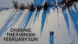 February in Finland: A Winter Drone Journey Between Sunrise and Sunset