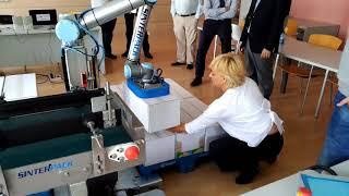 Demostracion de Sinterpack en ITCL con robots colaborativos