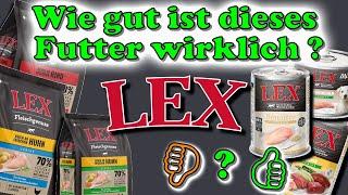 Lex dog food - How good is it really?  / Dog food test Lex food from Futterhaus