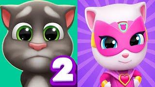 My Talking Tom2 vs Talking Tom Hero Dash | Tom2 christmas 2024 Gameplay ios Andriod Ep4215