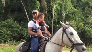 Growing up in Belize: Horseback Riding with Dad