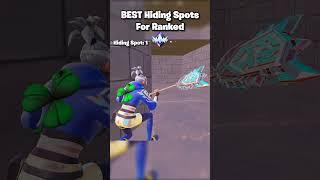 BEST Hiding Spots to Reach UNREAL Rank!  #shorts #fortnite