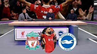 Liverpool vs Brighton 2-1 The Kop Return To The Top Of The League Salah Crazy Goal