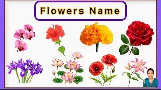 Flowers name in English | name of flowers for KG students