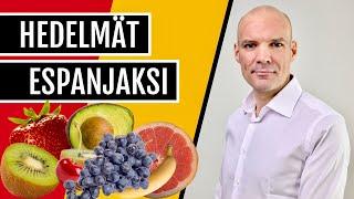  Hedelmät espanjaksi - Las frutas