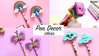 DIY Pen & Pencil Decorations | Back to School Supplies | Craft Compilation