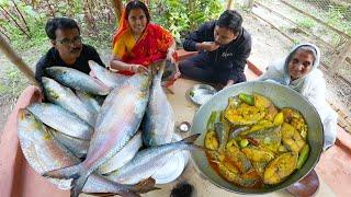 58 ঘাটের টাটকা ইলিশের স্বাদ কেমন | Fresh Hilsha fish cooking and tasty | ilish mach recipe Bengali