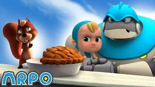 Live and Let Pie | ARPO | Educational Kids Videos | Moonbug Kids