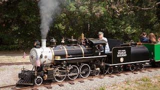 The Beautiful Billy Jones Wildcat Railroad at Vasona Park - 18" gauge Live Steam in Los Gatos - 60p