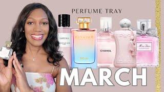 MARCH PERFUME TRAY | TRANSITIONAL SPRING FEMININE PERFUMES 