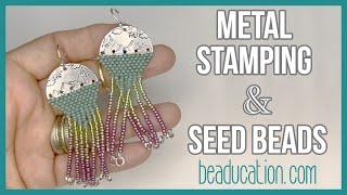 Designing with Metal Stamping and Seed Beads - Beaducation.com