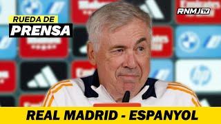 RUEDA DE PRENSA ANCELOTTI hoy previa Real Madrid - Espanyol (20/09/2024)