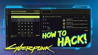 HOW TO HACK ON CYBERPUNK 2077  (Cyberpunk 2077 Hacking Tutorial)