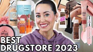 BEST OF DRUGSTORE MAKEUP 2023! All my favorites 