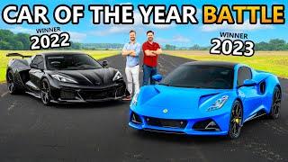 Corvette Z06 vs Lotus Emira // DRAG RACE, REVIEW & LAP TIMES