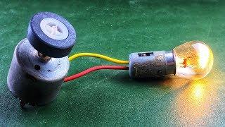 Science Electric Free Energy Charging Mobile 100% With DC Motor New Technology Idea 2019