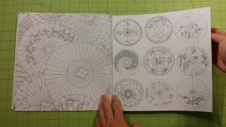 The Secret tokyo Color your way to calm adult coloring book review flip through