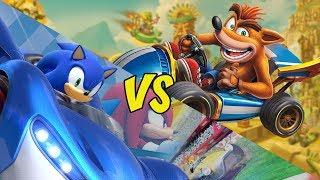 Crash Team Racing Nitro Fueled Vs. Team Sonic Racing - In Depth Comparison