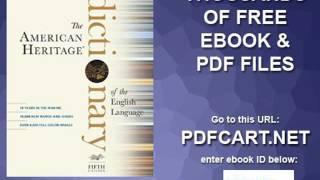 The American Heritage Dictionary of the English Language, Fifth Edition