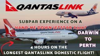 What is QantasLink's SECONDHAND JETSTAR A320 Experience Really Like? Darwin to Perth Flight Review