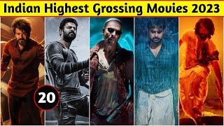 20 Highest Grossing Indian Movies Of 2023 | Bollywood And South Indian Movies Collection