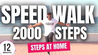 Speed Walk at Home - Rock Style  | 2000 steps workout