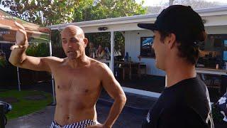 KELLY SLATER AND KOA ROTHMAN BREAKDOWN HEAVY PIPELINE SURF (BDSO DAY 1)