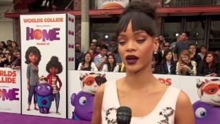 Home: Rihanna LA Red Carpet Movie Premiere Interview | ScreenSlam