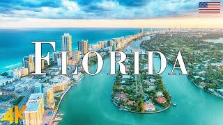 FLYING OVER FLORIDA (4K UHD) - Relaxing Music Along With Beautiful Nature Videos - 4k ULTRA HD