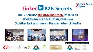 LinkedIn B2B VERTRIEB 2023! So gewinnen KMU nachhaltig & digital Kunden